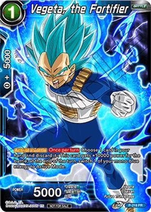 Vegeta, the Fortifier (P-218) - Promotion Cards