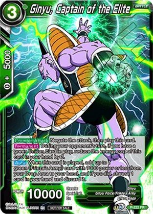 Ginyu, Captain of the Elite (P-222) - Promotion Cards