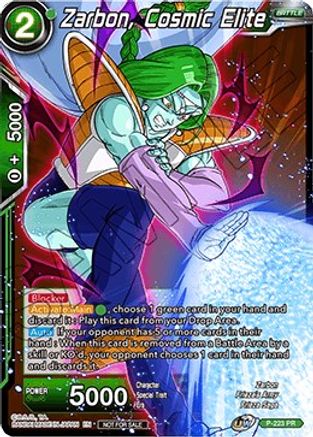 Zarbon, Cosmic Elite (P-223) - Promotion Cards