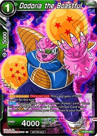 Dodoria the Boastful (P-224) - Promotion Cards