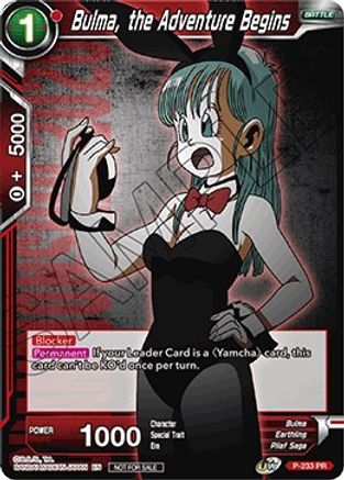 Bulma, the Adventure Begins (P-233) - Promotion Cards