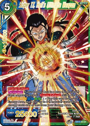 Super 17, Hell's Ultimate Weapon (EX13-36) - Special Anniversary Set 2020 Foil