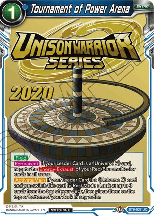 Tournament of Power Arena (BT9-037) - Tournament Promotion Cards