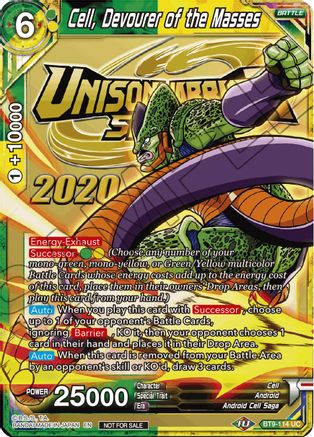 Cell, Devourer of the Masses (BT9-114) - Tournament Promotion Cards