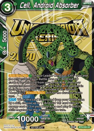 Cell, Android Absorber (BT9-039) - Tournament Promotion Cards