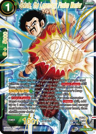 Gokule, the Legendary Fusion Warrior (EX13-14) - Special Anniversary Set 2020