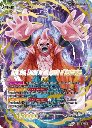 Babidi, Leader of the Agents of Destruction // Majin Buu, Leader of the Agents of Destruction (EX13-29) - Special Anniversary Set 2020
