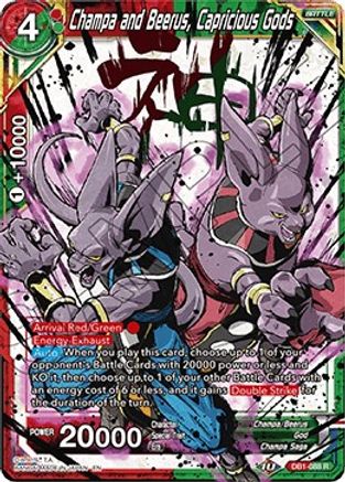Champa and Beerus, Capricious Gods (Alternate Art) (DB1-088) - Special Anniversary Set 2020