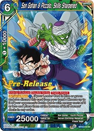Son Gohan & Piccolo, Skills Sharpened (BT10-147) - Rise of the Unison Warrior PreRelease Cards