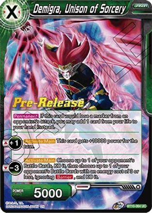 Demigra, Unison of Sorcery (BT10-064) - Rise of the Unison Warrior PreRelease Cards