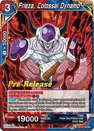 Frieza, Colossal Dynamo (BT10-149) - Rise of the Unison Warrior PreRelease Cards