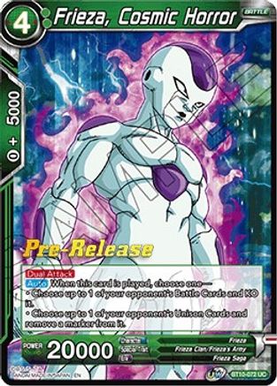 Frieza, Cosmic Horror (BT10-072) - Rise of the Unison Warrior PreRelease Cards