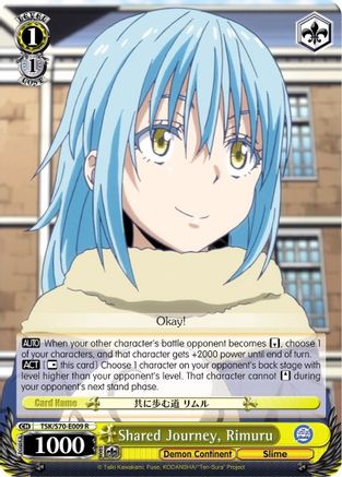 Shared Journey, Rimuru (TSK/S70-E009 R) - That Time I Got Reincarnated as a Slime