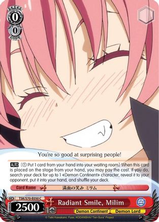 Radiant Smile, Milim (TSK/S70-E050 C) - That Time I Got Reincarnated as a Slime