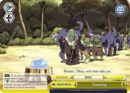 Naming (TSK/S70-TE09 TD) - That Time I Got Reincarnated as a Slime