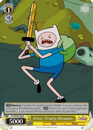 Finn: Trusty Weapon (AT/WX02-006 R) - Adventure Time