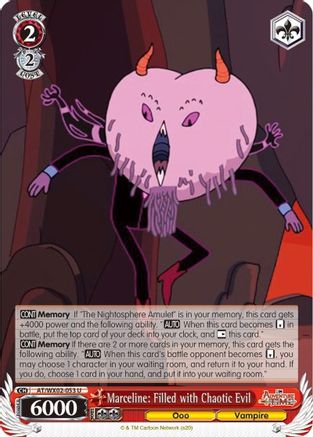 Marceline: Filled with Chaotic Evil (AT/WX02-053 U) - Adventure Time