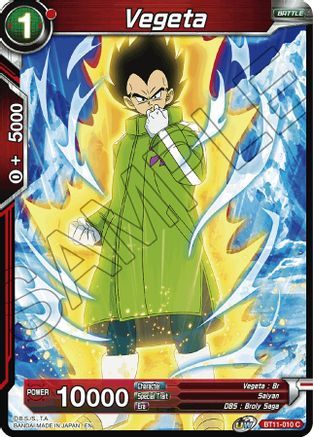 Vegeta (BT11-010) - Vermilion Bloodline Foil