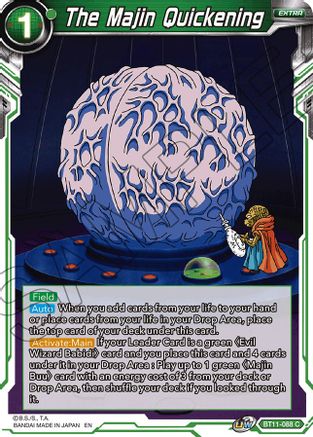 The Majin Quickening (BT11-088) - Vermilion Bloodline Foil