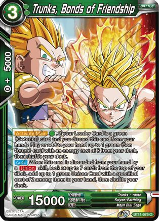 Trunks, Bonds of Friendship (BT11-079) - Vermilion Bloodline
