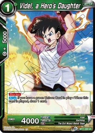 Videl, a Hero's Daughter (BT11-069) - Vermilion Bloodline Foil