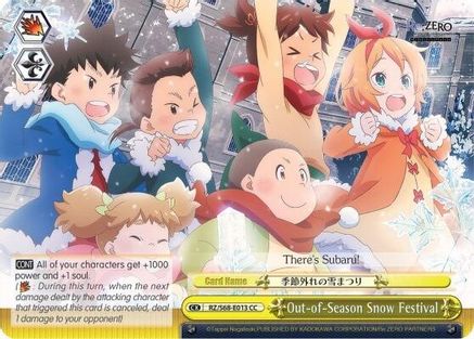 Out-of-Season Snow Festival (RZ/S68-E013 CC) - Re:ZERO Memory Snow