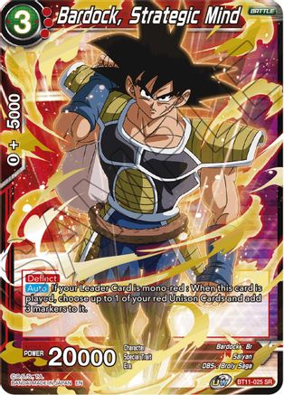 Bardock, Strategic Mind (BT11-025) - Vermilion Bloodline