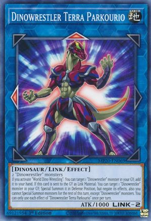 Dinowrestler Terra Parkourio (MP20-EN069) - 2020 Tin of Lost Memories 1st Edition