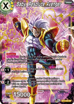 Baby, Resolute Avenger (BT11-094) - Vermilion Bloodline