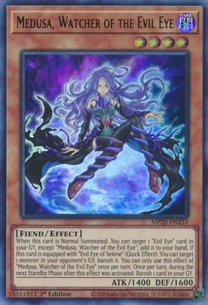 Medusa, Watcher of the Evil Eye (MP20-EN233) - 2020 Tin of Lost Memories 1st Edition