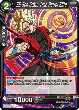 SS Son Goku, Time Patrol Elite (BT11-128) - Vermilion Bloodline Foil