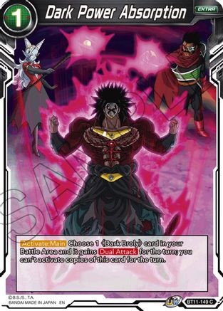 Dark Power Absorption (BT11-149) - Vermilion Bloodline Foil