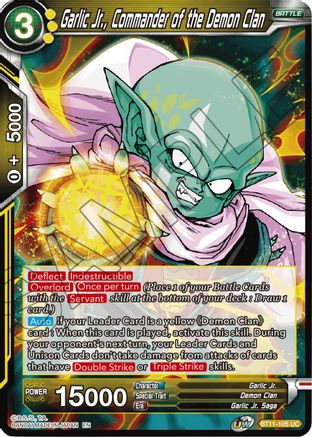 Garlic Jr., Commander of the Demon Clan (BT11-105) - Vermilion Bloodline Foil