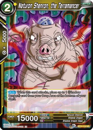 Naturon Shenron, the Terramancer (BT11-114) - Vermilion Bloodline
