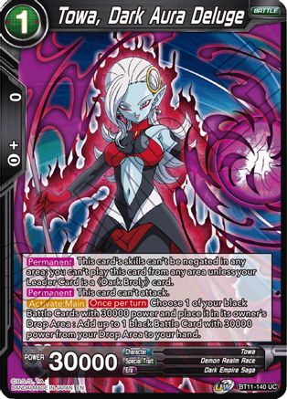 Towa, Dark Aura Deluge (BT11-140) - Vermilion Bloodline
