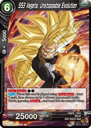 SS3 Vegeta, Unstoppable Evolution (BT11-129) - Vermilion Bloodline