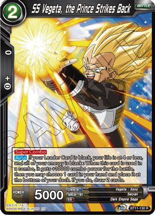 SS Vegeta, the Prince Strikes Back (BT11-130) - Vermilion Bloodline