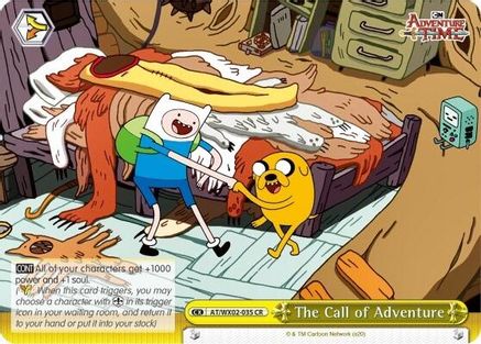 The Call of Adventure (AT/WX02-035 CR) - Adventure Time