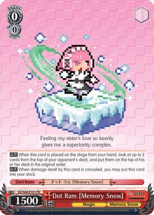 Dot Ram [Memory Snow] (RZ/S68-E101 PR) - Re:ZERO Memory Snow
