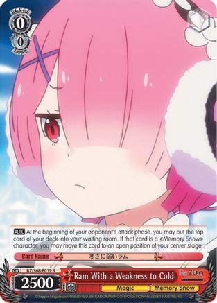 Ram With a Weakness to Cold (RZ/S68-E019 R) - Re:ZERO Memory Snow