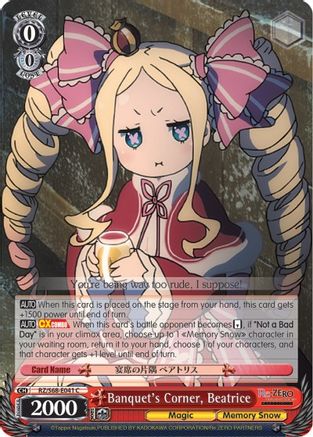 Banquet's Corner, Beatrice (RZ/S68-E041 C) - Re:ZERO Memory Snow