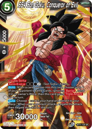SS4 Son Goku, Conqueror of Evil (BT11-126) - Vermilion Bloodline
