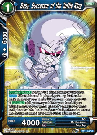 Baby, Successor of the Tuffle King (BT11-047) - Vermilion Bloodline Foil