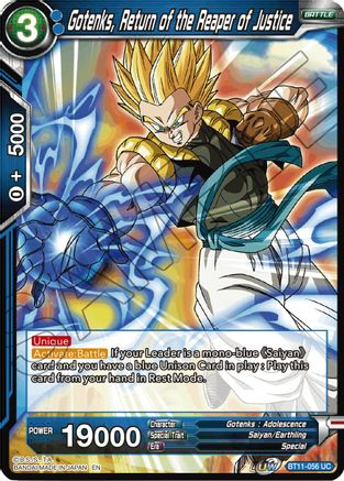 Gotenks, Return of the Reaper of Justice (BT11-056) - Vermilion Bloodline