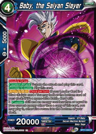 Baby, the Saiyan Slayer (BT11-043) - Vermilion Bloodline
