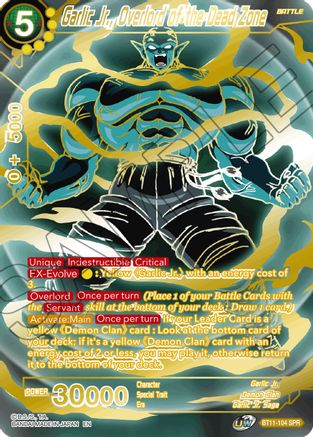 Garlic Jr., Overlord of the Dead Zone (SPR) (BT11-104) - Vermilion Bloodline