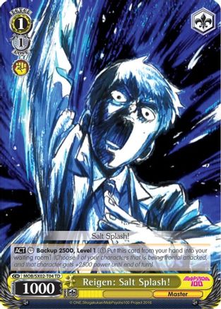 Reigen: Salt Splash! (MOB/SX02-T04 TD) - Mob Psycho 100