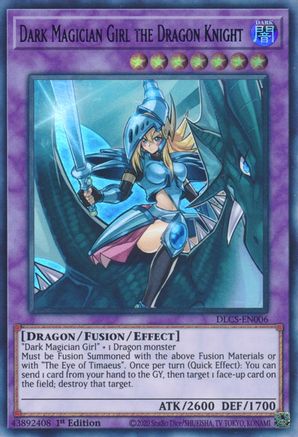 Dark Magician Girl the Dragon Knight (Purple) (DLCS-EN006) - Dragons of Legend: The Complete Series 1st Edition