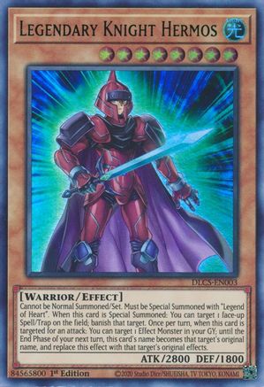 Legendary Knight Hermos (Green) (DLCS-EN003) - Dragons of Legend: The Complete Series 1st Edition