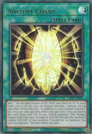 Ancient Chant (LED7-EN004) - Legendary Duelists: Rage of Ra 1st Edition